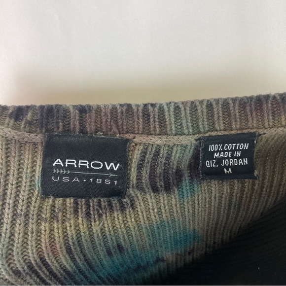 “DAMAGE Control” Custom Bleached and Dyed Cotton Knit Shirt M - Picture 7 of 12